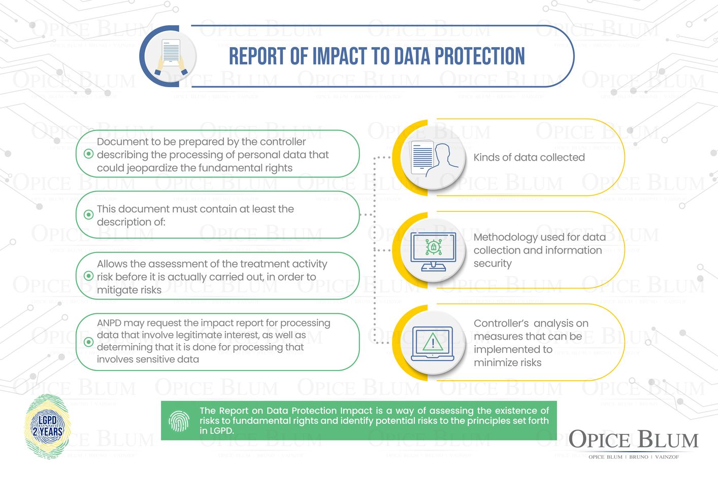 Infographic - Report on Data Protection Impact